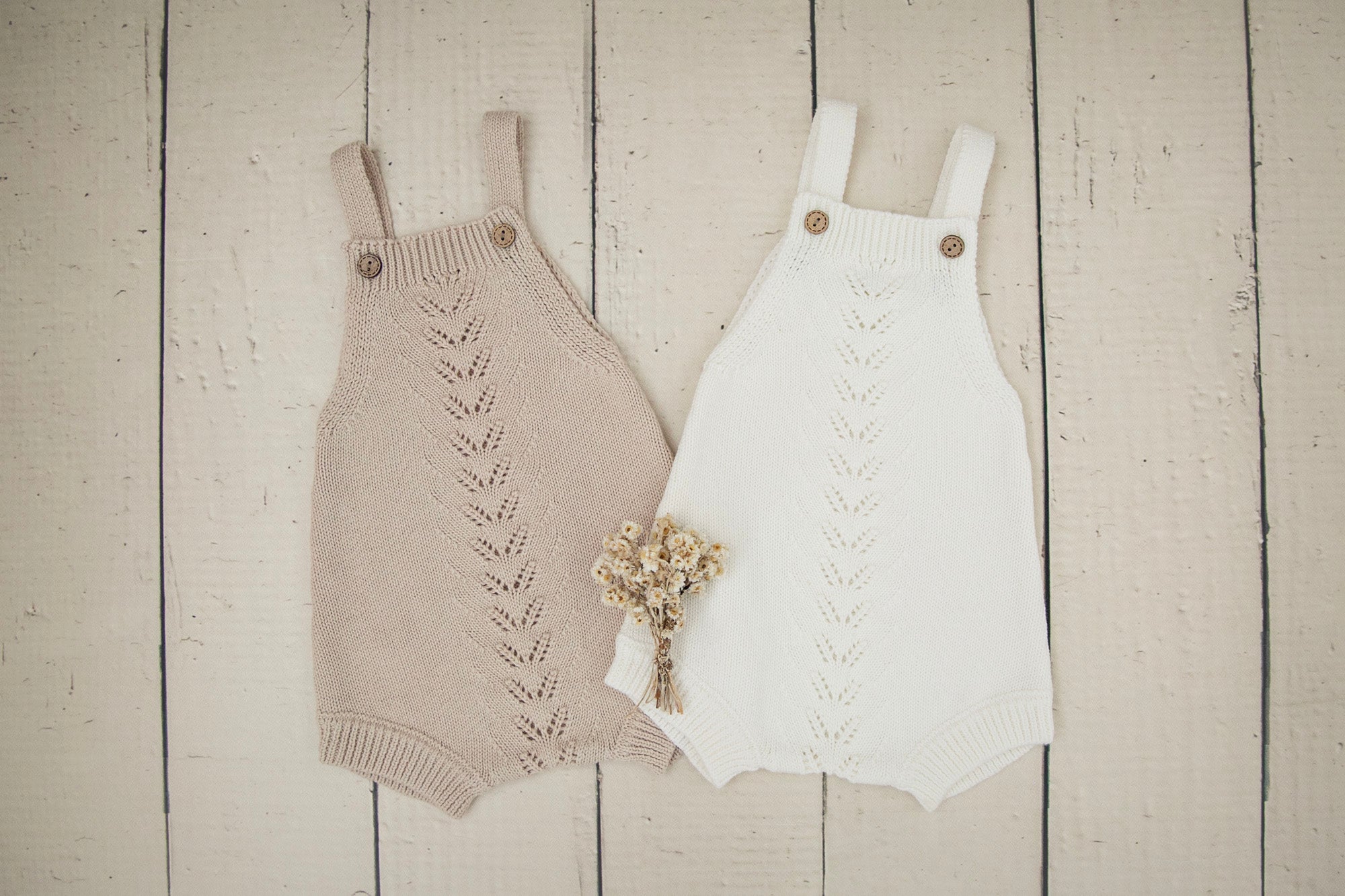 Hannah Knit Rompers