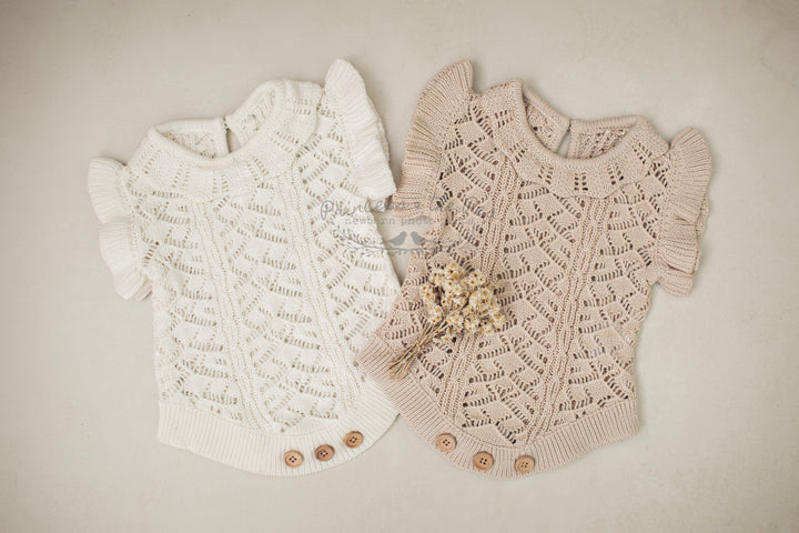 Charlotte Knit Rompers