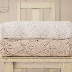 Newborn Photo Props_Eucalyptus Knit Blankets.