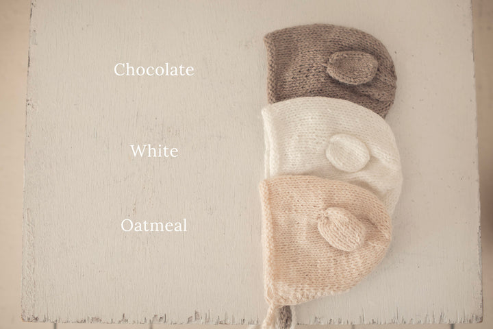 Angora Teddy Bonnets