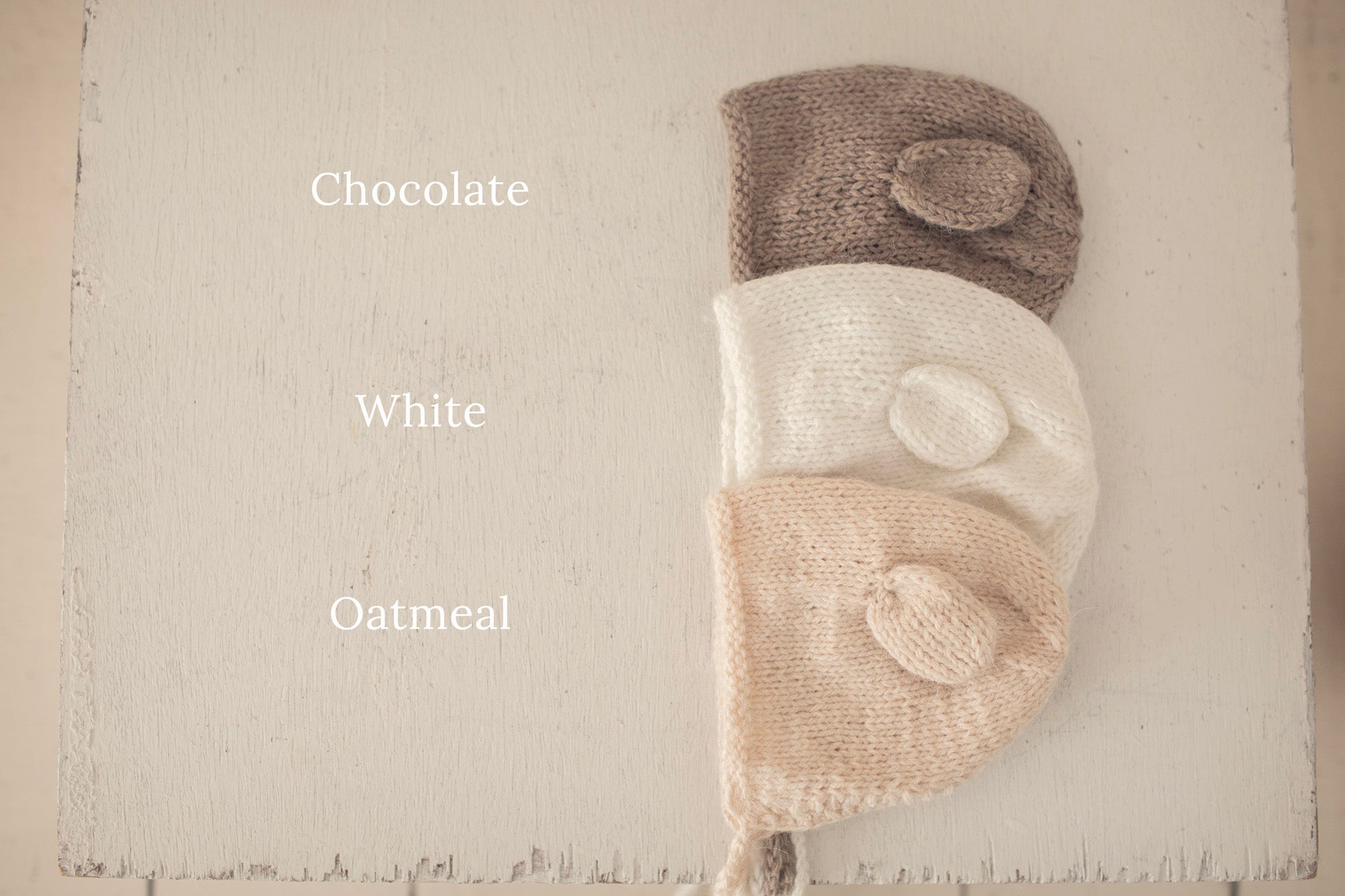 Angora Teddy Bonnets
