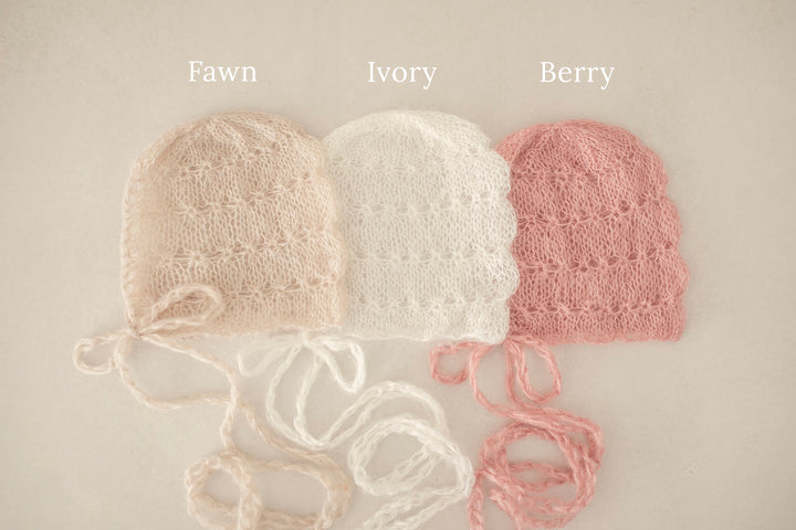 Celeste Mohair Bonnets