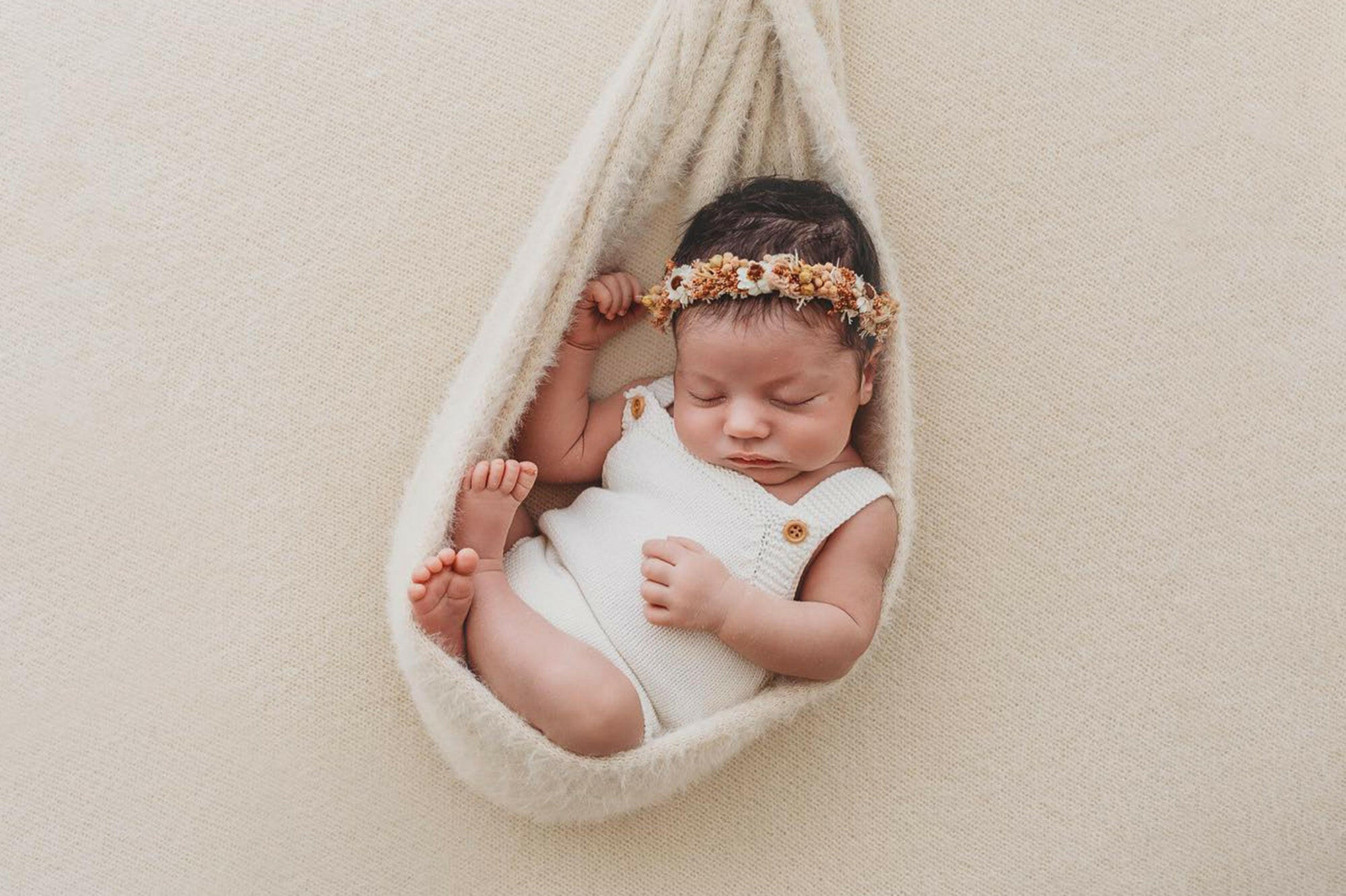 Aubrey Knit Rompers - Newborn Photography Props