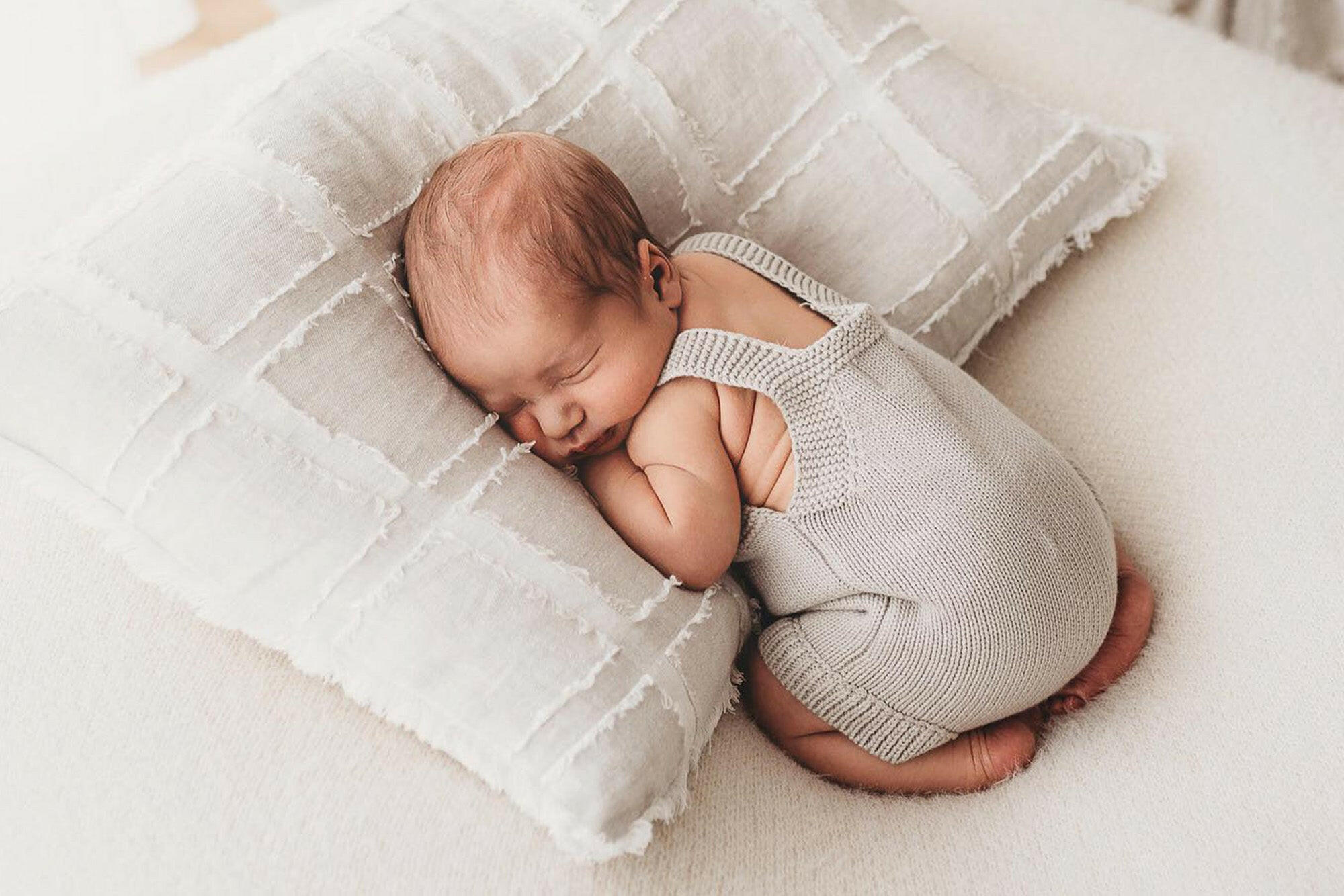 Aubrey Knit Rompers - Newborn Photography Props