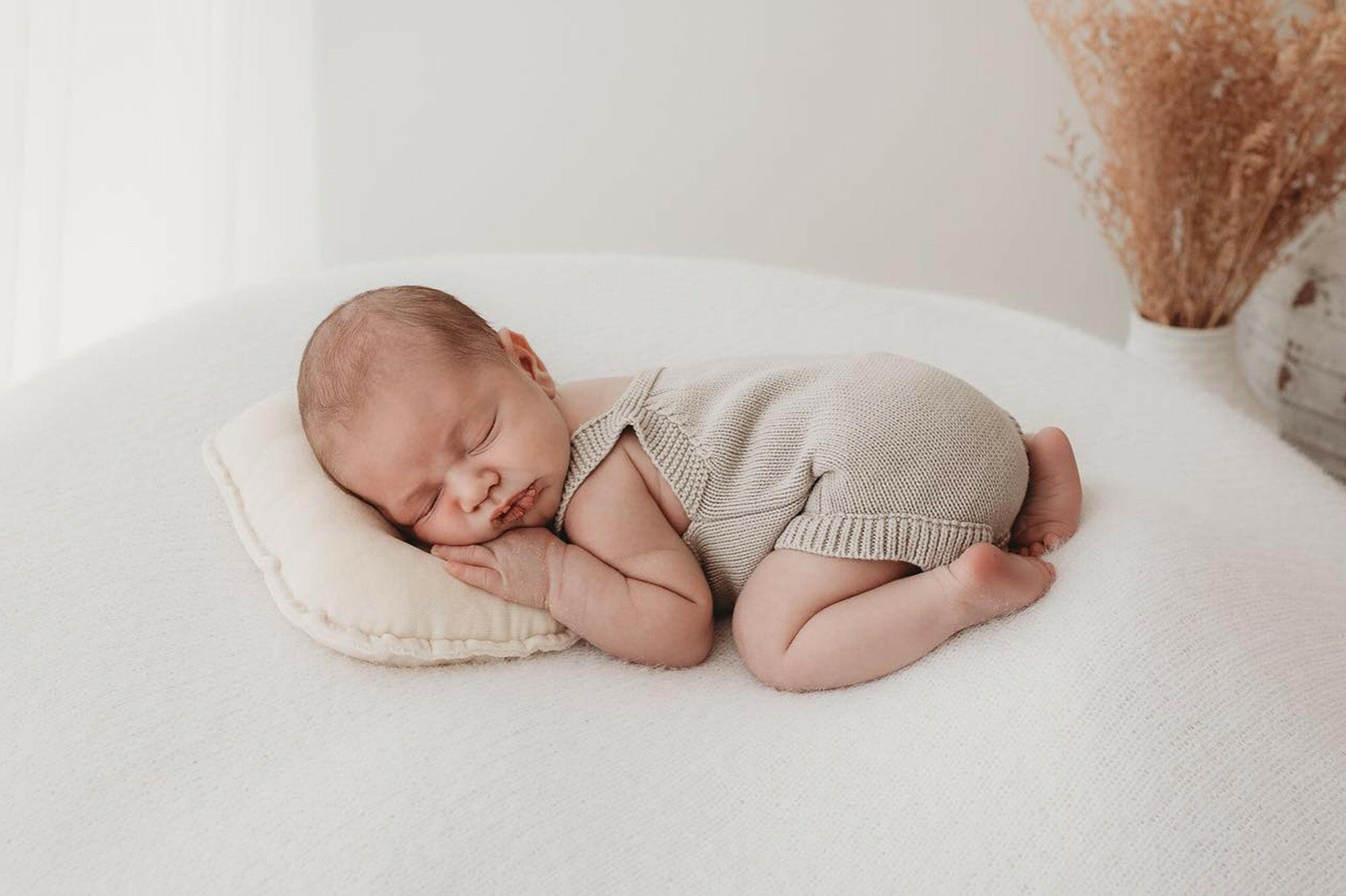 Aubrey Knit Rompers - Newborn Photography Props