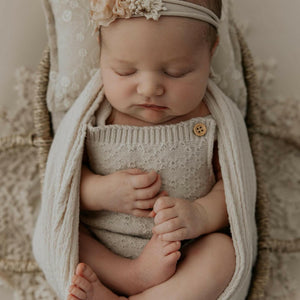 Aria Knit Rompers - Newborn Photography Props