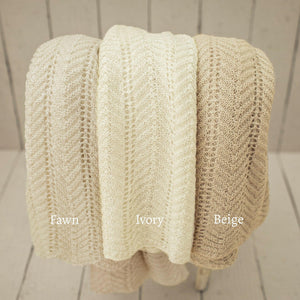 Ashlyn Knitted Blankets - Newborn Photography Props