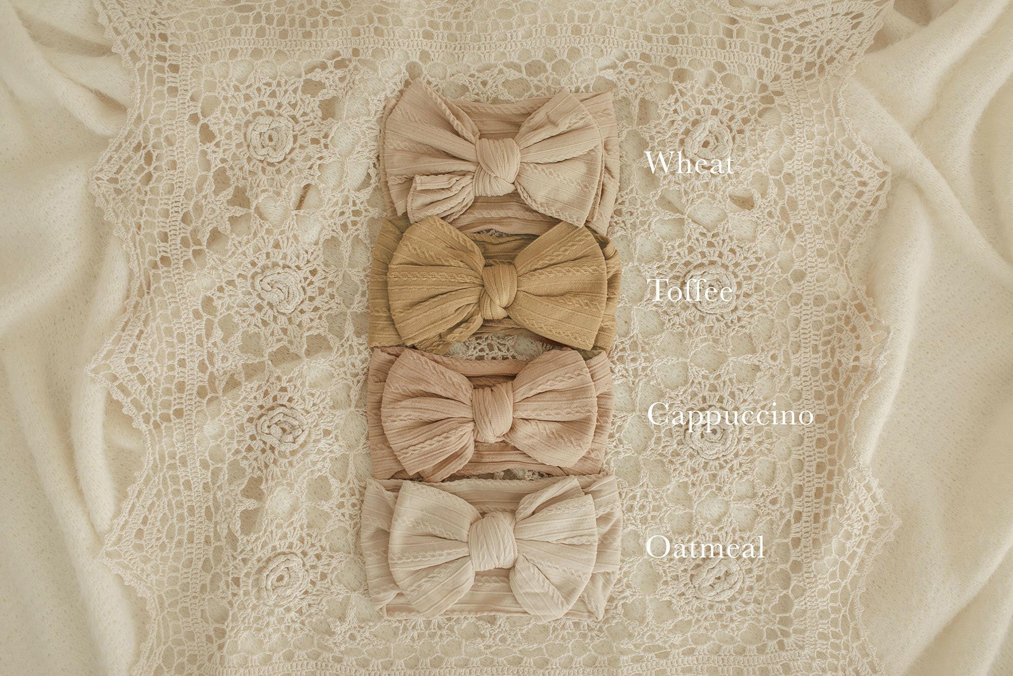 Boho Fabric Bow Headbands