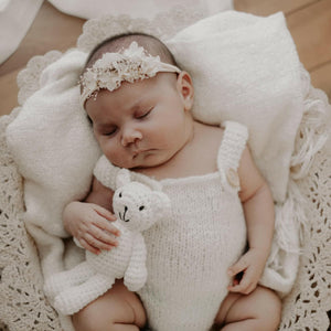 Speckled Knit Rompers - Newborn Photography Props