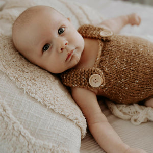 Speckled Knit Rompers - Newborn Photography Props