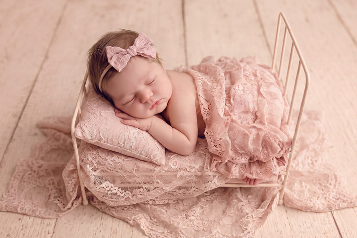 Farrah Embroidered Bow Headbands