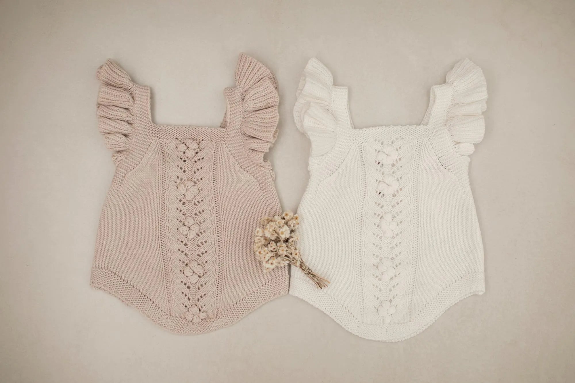 Flora Knit Rompers