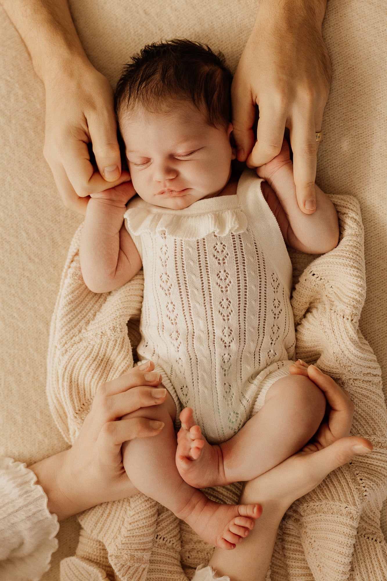Peony Knit Rompers