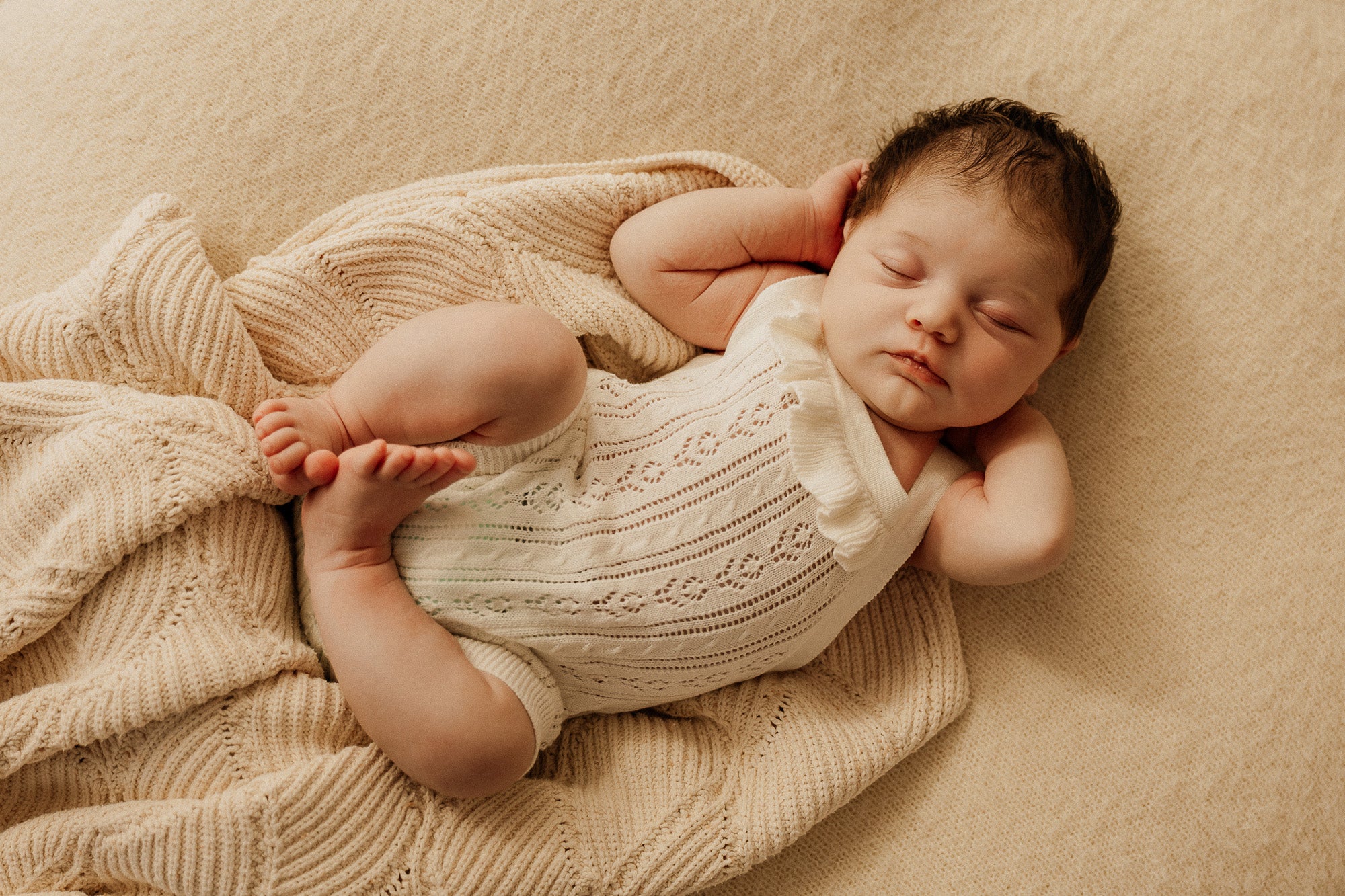 Peony Knit Rompers