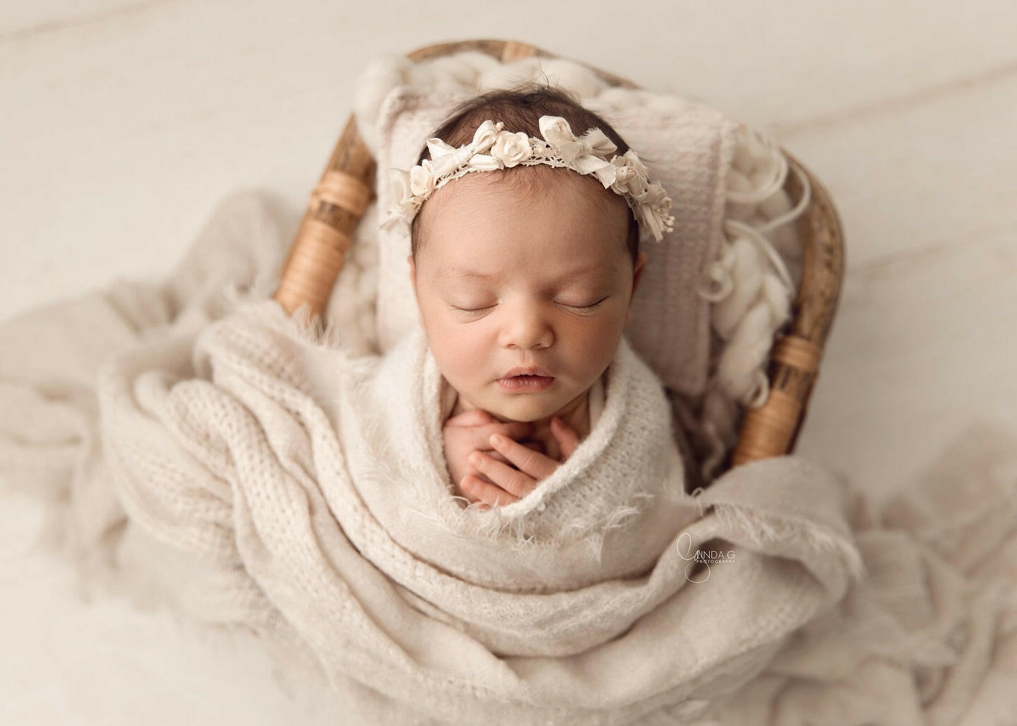 Fringed Woven Wraps - Newborn Photography Props