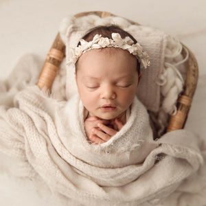 Fringed Woven Wraps - Newborn Photography Props