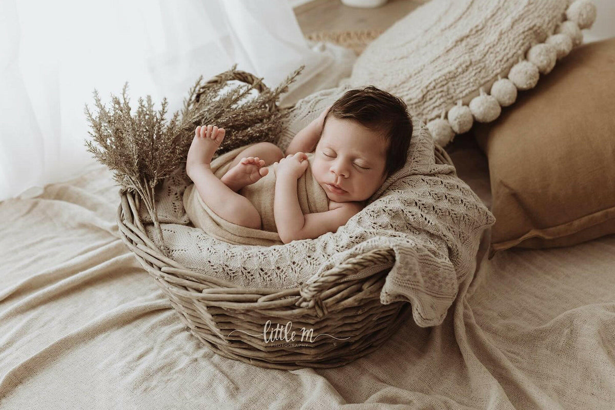 Estelle Knit Blankets - Newborn Photography Props