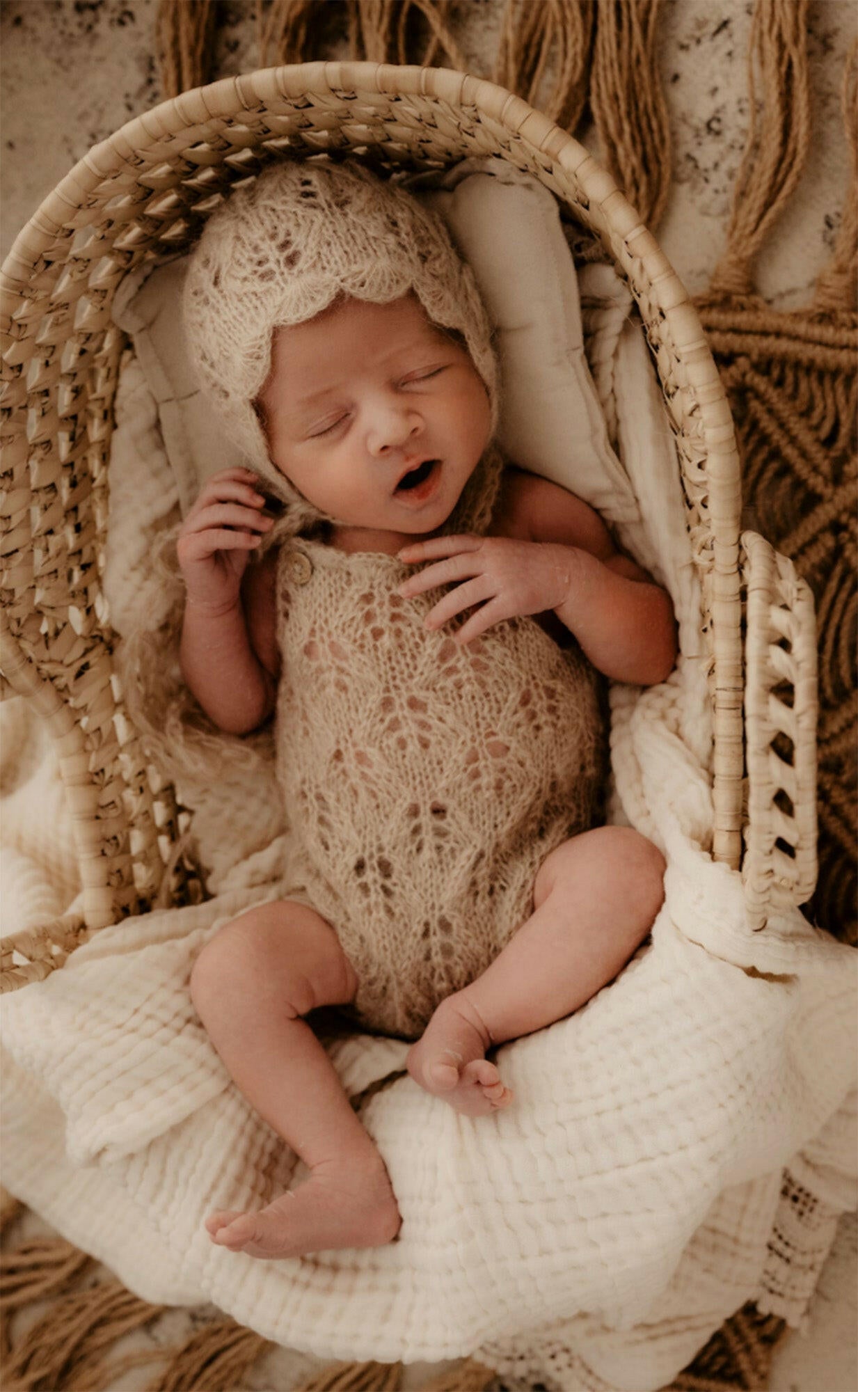 Botanical Mohair Romper Sets