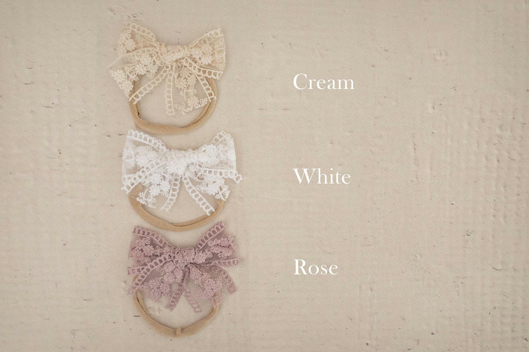 Matilda Lace Bow Headbands