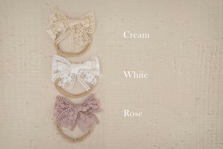 Matilda Lace Bow Headbands