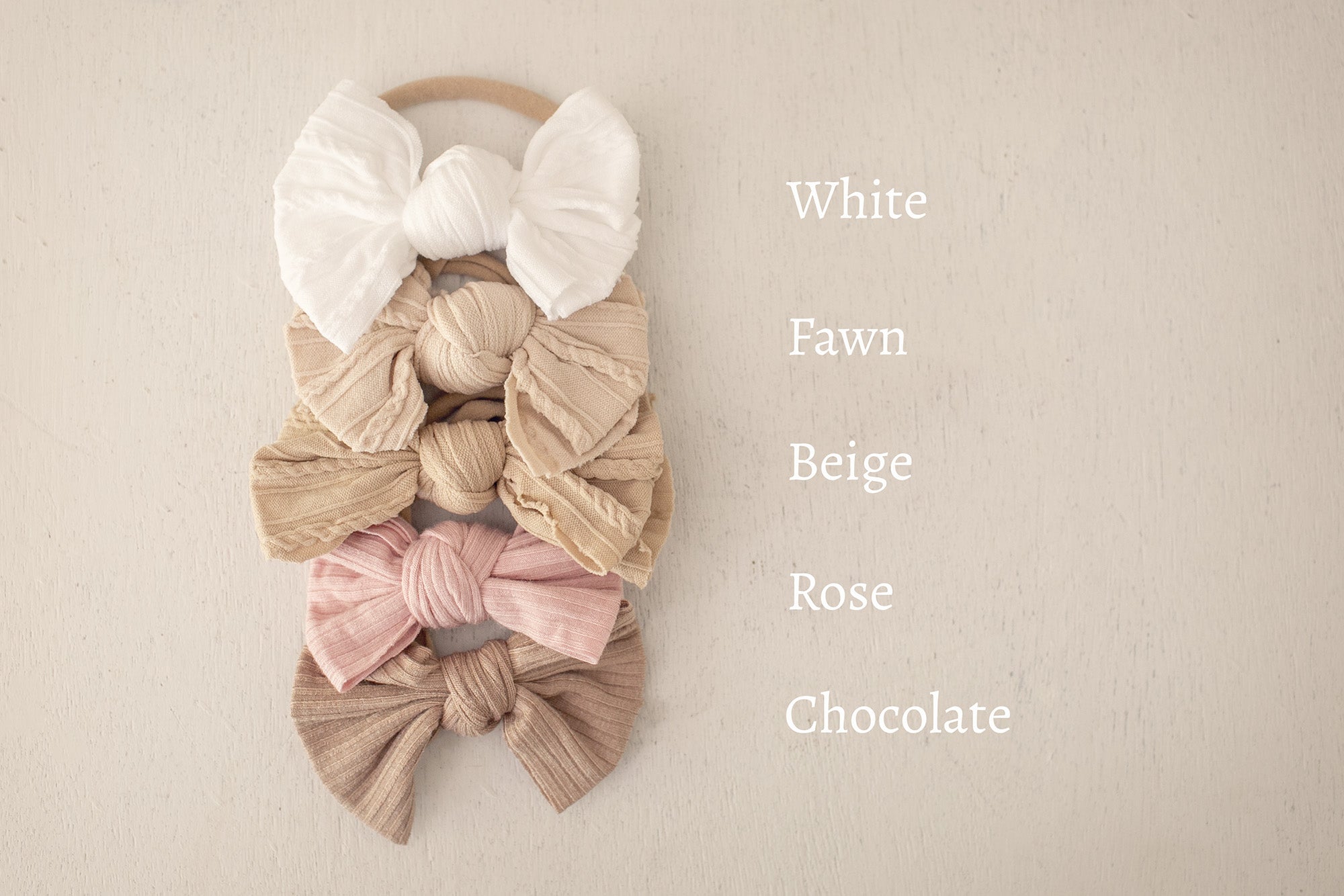 Newborn Boho Bow Headbands