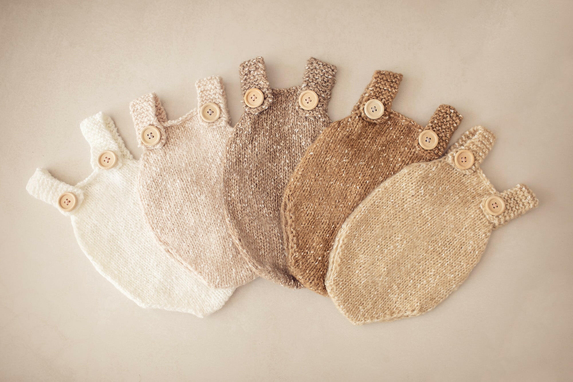 Speckled Knit Rompers - Newborn Photography Props