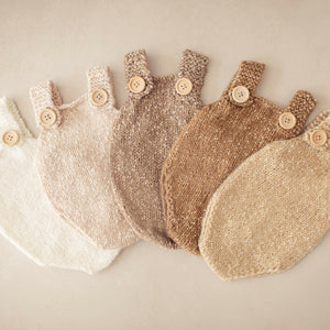 Speckled Knit Rompers - Newborn Photography Props