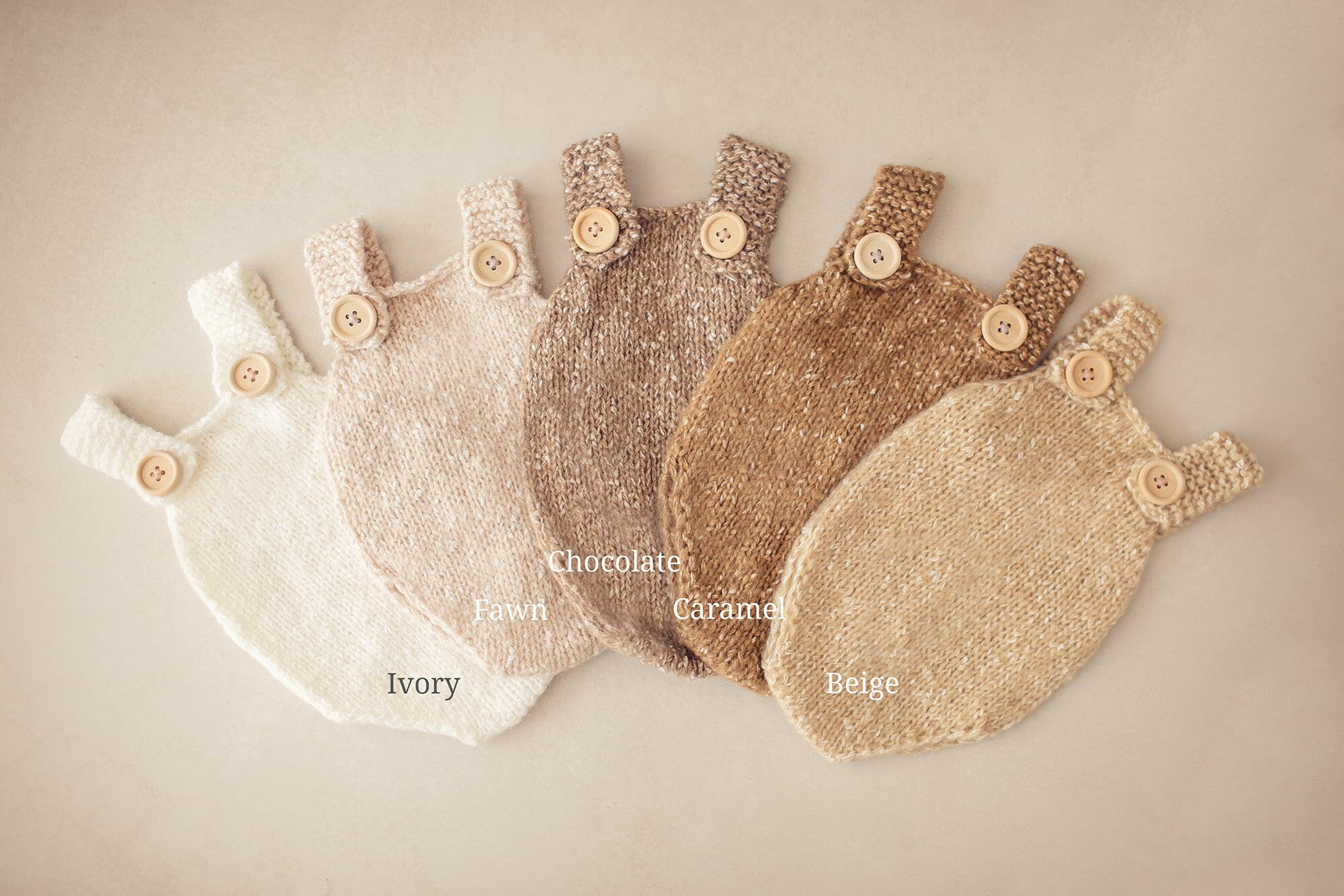 Speckled Knit Rompers - Newborn Photography Props