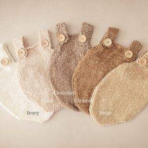 Speckled Knit Rompers - Newborn Photography Props