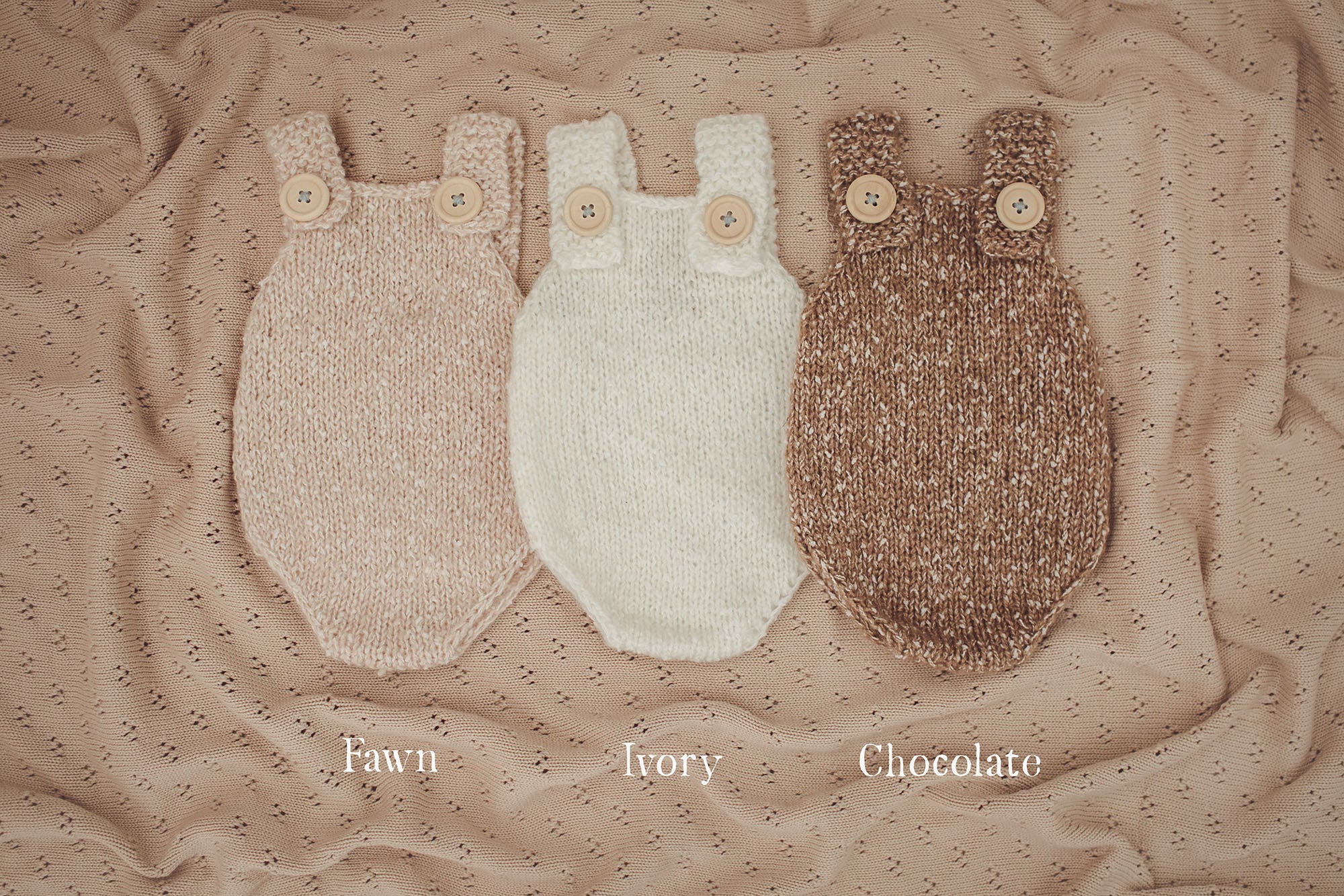 Speckled Knit Rompers