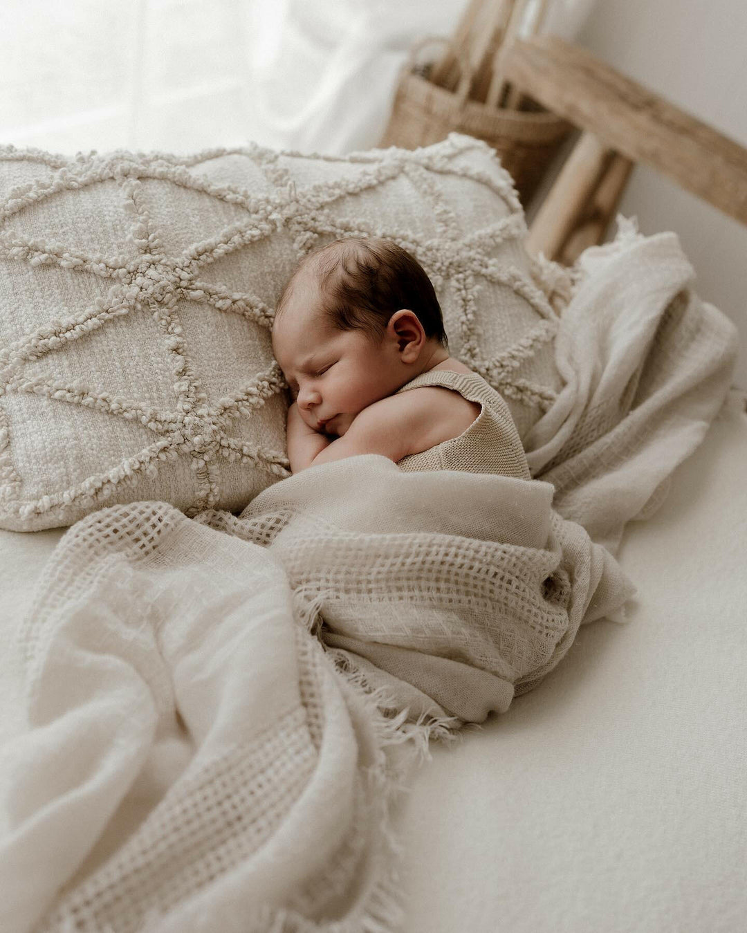 Fringed Woven Wraps - Newborn Photography Props