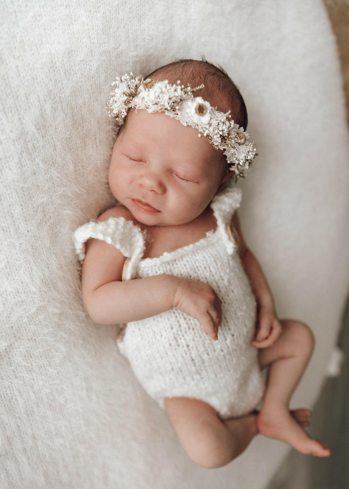 Speckled Knit Rompers - Newborn Photography Props