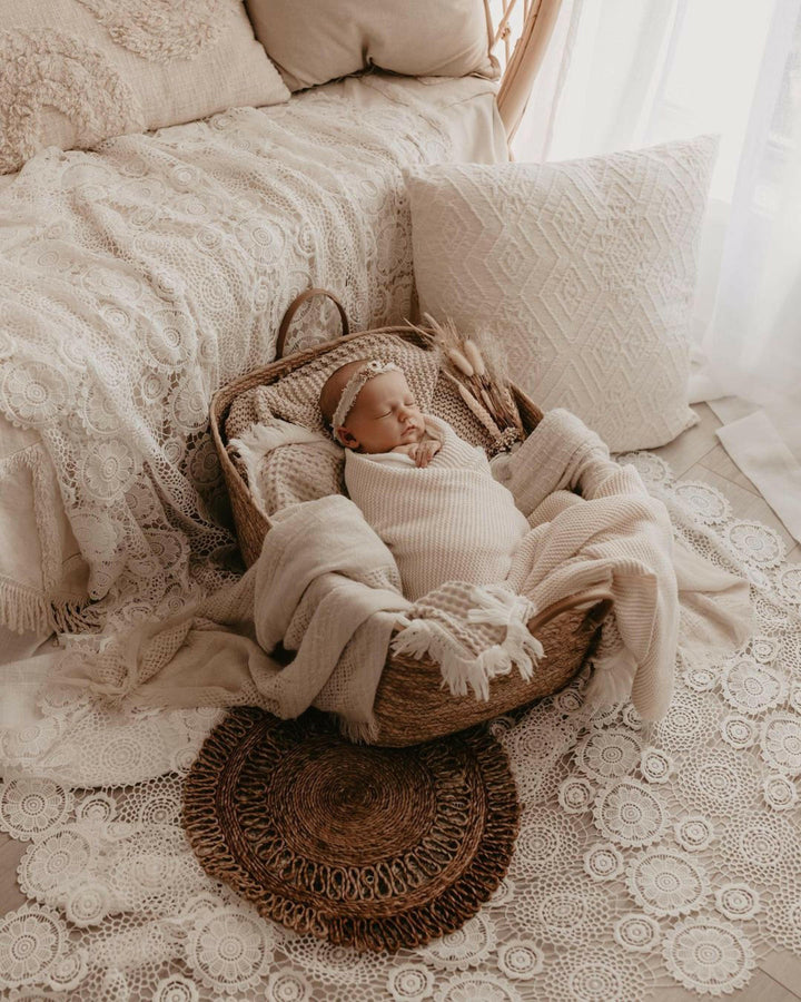 Fringed Woven Wraps - Newborn Photography Props