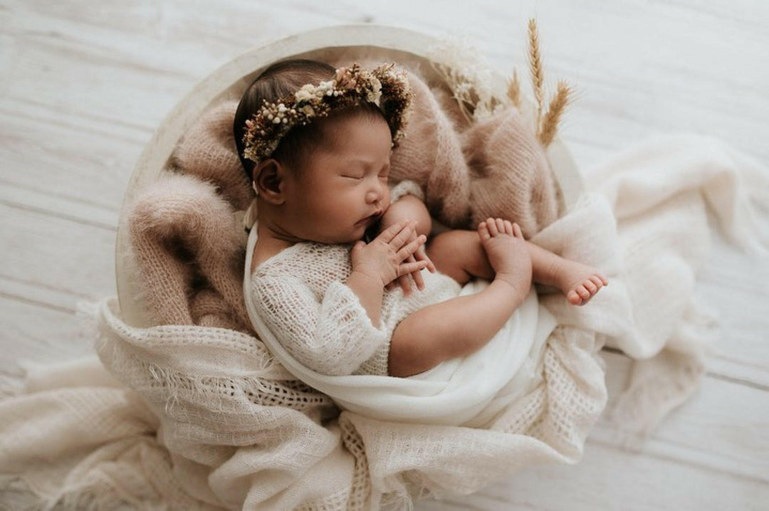 Fringed Woven Wraps - Newborn Photography Props